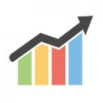 ecommerce sales growth icon - automotive aftermarket
